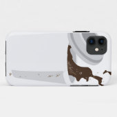 こぼされたコーヒーiPhone 5の箱 Case-Mate iPhoneケース (裏面(横))