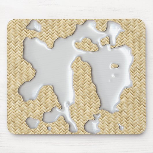 こぼされたミルクは叫びません! マウスパッド (正面)