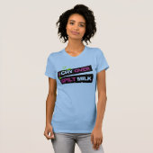 こぼされたミルク Tシャツ (正面フル)