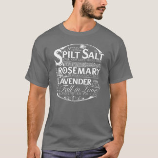 こぼした塩は常に左肩越しに投げ捨てよ Tシャツ