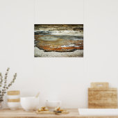 こぼれたつぼプリント ポスター (キッチン)