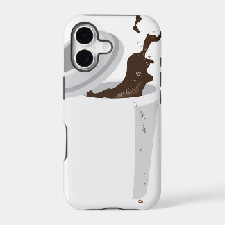 こぼれたコーヒー iPhone 5 カバー