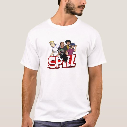 こぼれの乗組員T Tシャツ (正面)