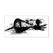 こぼれインクボトル及びペンゴム印 ラバースタンプ (インプリント)