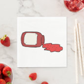 こぼれジャムかわいい赤ゼリー瓶 スタンダードランチョンナプキン (インサイチュ)