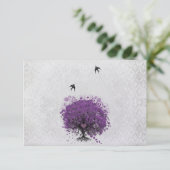 こぼれ落ちるような恋心 ハートリーフナスの木 ヴィンテージの鳥たち RSVP (スタンド正面)