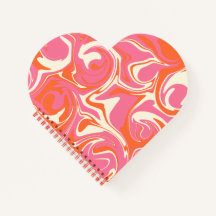 こぼれ – ピンク、オレンジ、クリーム