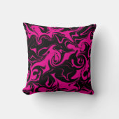 こぼれ – マゼンタおよびブラック クッション (正面)