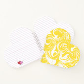 こぼれ – レモンイエローとホワイト ノートブック (内部)