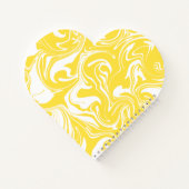 こぼれ – レモンイエローとホワイト ノートブック (裏面)