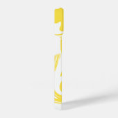 こぼれ – レモンイエローとホワイト iPhoneケース (右側面)