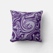 こぼれ – 紫 クッション (正面)