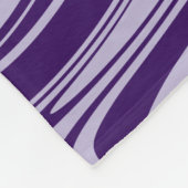 こぼれ – 紫 フリースブランケット (角)