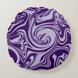 こぼれ – 紫 ラウンドクッション