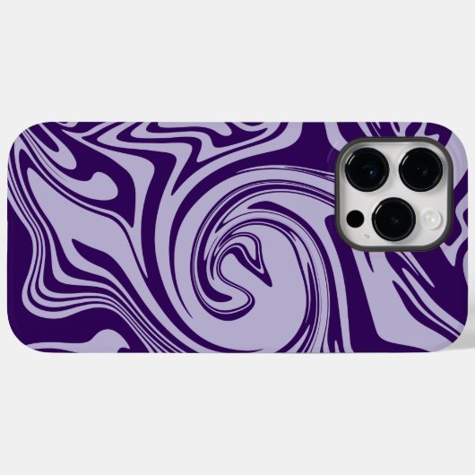 こぼれ – 紫 Case-Mate iPhoneケース (裏面 (横))