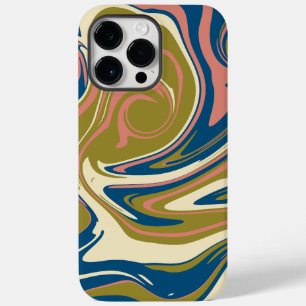 こぼれ – 青、オリーブグリーン、ピンクとクリーム Case-Mate iPhone 14 PRO MAXケース