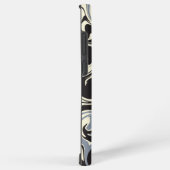 こぼれ – 黒、グレー、クリーム SAMSUNG GALAXYケース (右側面)