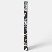 こぼれ – 黒、グレー、クリーム SAMSUNG GALAXYケース (左側面)