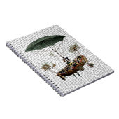 こまめに縁座と飛んでいる生き物 ノートブック (右側)