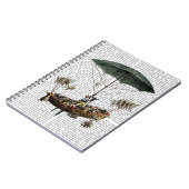 こまめに縁座と飛んでいる生き物 ノートブック (左側)