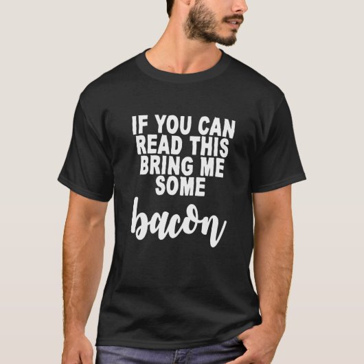 こもしこベーコ読ンを持って来て下さい Tシャツ (正面)
