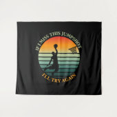 こもしこ恋しく思のジャンプショットもう一度タペストリーをやってみる タペストリー (正面(横))