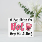 こもしこ考えここ買ここ熱い ポストカード (スタンド正面)