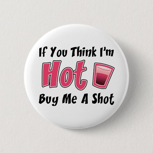 こもしこ考えここ買ここ熱い 缶バッジ (正面)