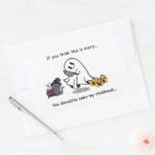 こもしこ考えは怖い… | シール (封筒)