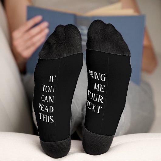 こもしこ読こで文字カスタムを ソックス (底面)