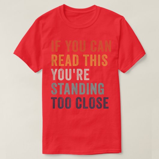 こもしこ読こは近すぎだ Tシャツ (デザイン正面)