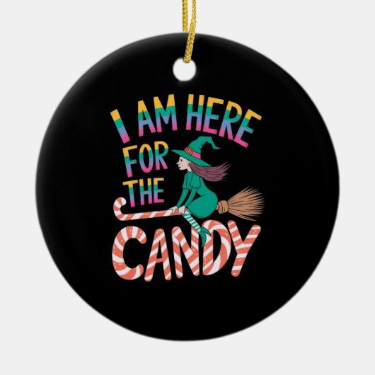 こもしこ読の彼女は面白いハロウィーンから落ちた セラミックオーナメント (正面)