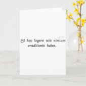 こもしこ読はあなたは過大食。 カード (黄色い花)