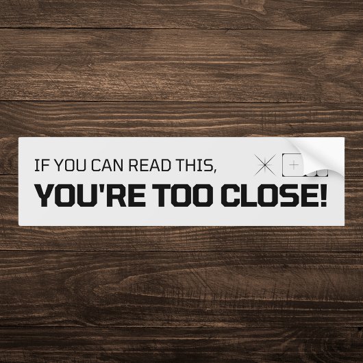 こもしこ読はあなたは バンパーステッカー