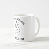 こもしこ読は近すぎる コーヒーマグカップ (正面右)