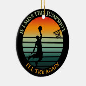 こもしの恋しく思ジャンプショットもう一度オーナメント セラミックオーナメント (右)