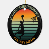 こもしの恋しく思ジャンプショットもう一度オーナメント セラミックオーナメント (左)