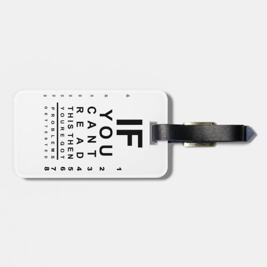 こもしの眼読試し図が見える ラゲッジタグ (裏面横)