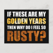 こもしれらは黄金期だ私はなぜそ感じれて錆びるか? ポストカード (正面)