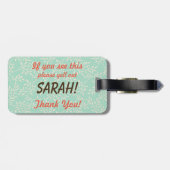 こもしれを見ろ俺の名を ラゲッジタグ (裏面横)