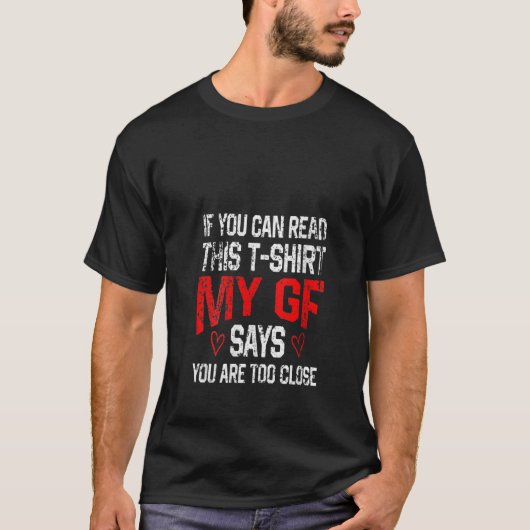 こもしれ俺の彼女読も言える女だ Tシャツ (正面)