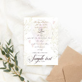 こもっとも偉大そは愛・クリスチャン空白のだ 招待状