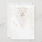 こもっとも偉大そは愛・クリスチャン空白のだ 招待状 (正面)