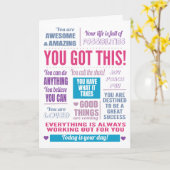 こやる気を起こさせるこ得れ カード (黄色い花)