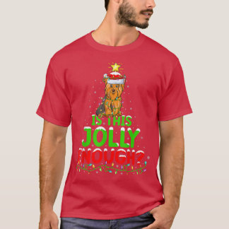 これおもしろいで十分なヨークすてきシャー・テリア・クリス Tシャツ