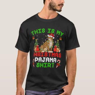 これおもしろいは私のクリスマスパジャマジャガーのクリスマス Tシャツ