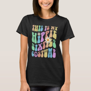 これおもしろいは私のヒッピー60代のコスチュームGROOVY 60' Tシャツ