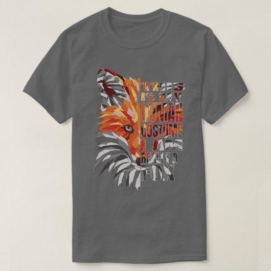 これおもしろいは私の人間の衣装は本当にFoだ Tシャツ (デザイン正面)