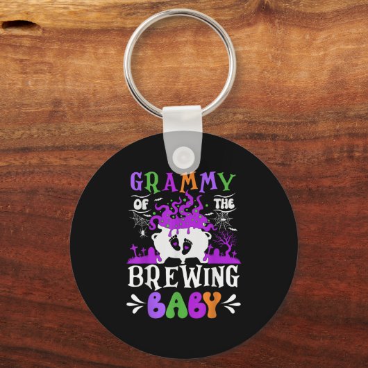 これからのハロウィンにぴったり!赤ちゃんを産むおばあちゃんのグラミー賞 キーホルダー (正面)