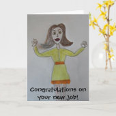 これからクビにならないように! カード (黄色い花)